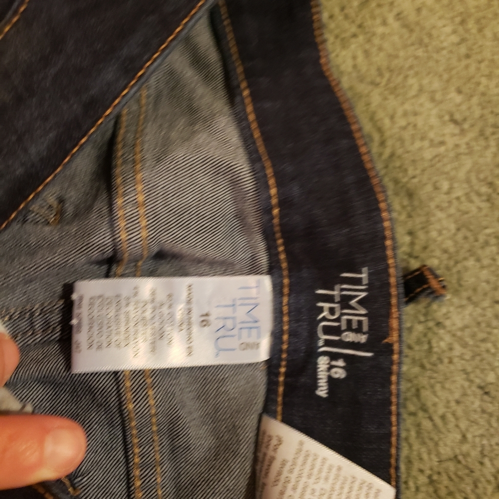 Time and tru 16 skinny jeans